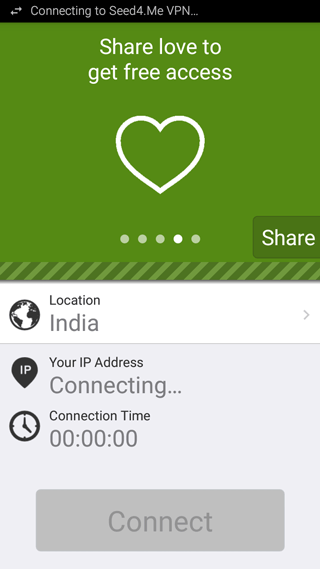 Get Indian IP address on your iPhone, iPad, iPod, Android phone, Android tablet, Kindle Fire - Seed4.Me VPN