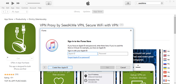 App Store - Change Country - Step 4