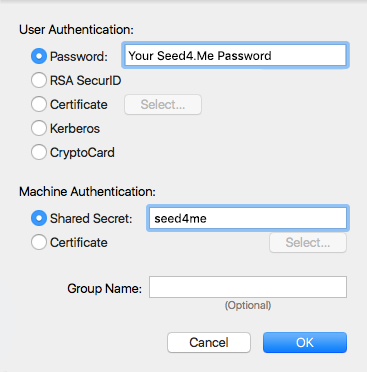 How to setup L2TP VPN on Mac OS - Step 8